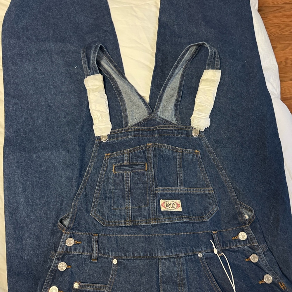 Denim Overalls with Adjustable Straps